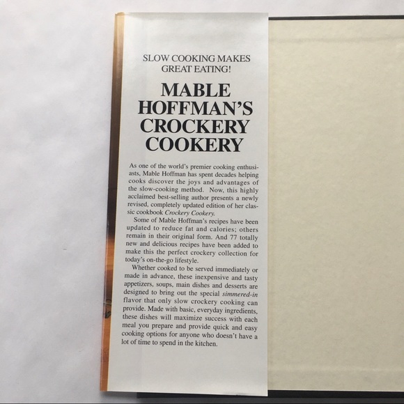 Mable Hoffman's Crockery Cookery Hardcover Cookbook - Picture 3 of 5